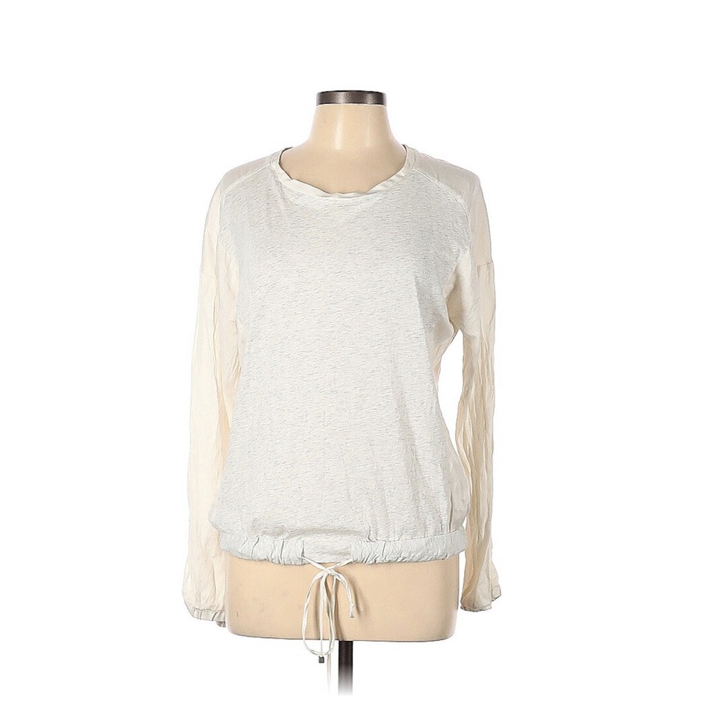 Lou & Grey Womens Tunic Top Gray Heather Front  Long Sleeve Size Large‎